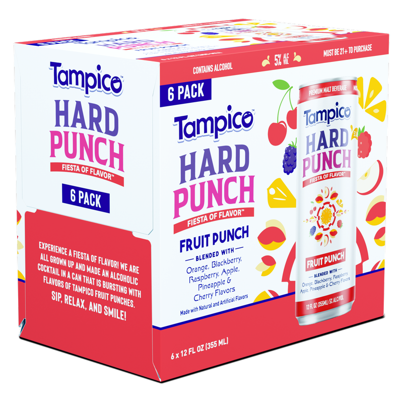 TAMPICO HARD FRUIT PUNCH 6PKC - Tampico – BevMo!