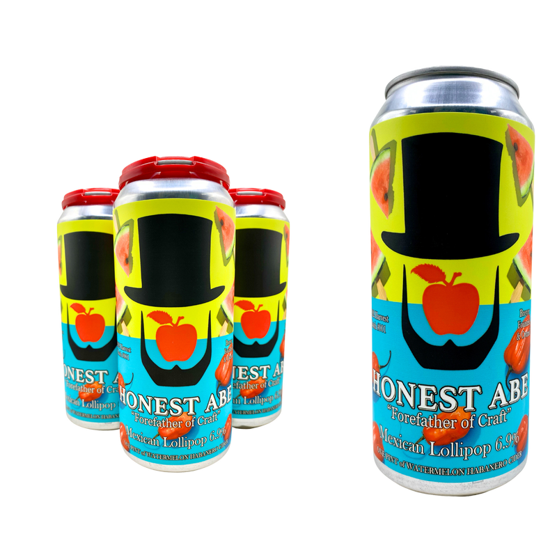 Honest Abe Mexican Lollipop Watermelon Habanero Hard Cider 4pk