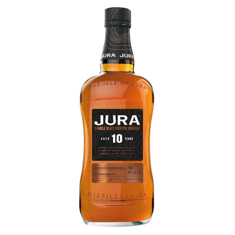 Isle of Jura Single Malt Scotch 10 Yr 750ml (80 Proof) - Isle of