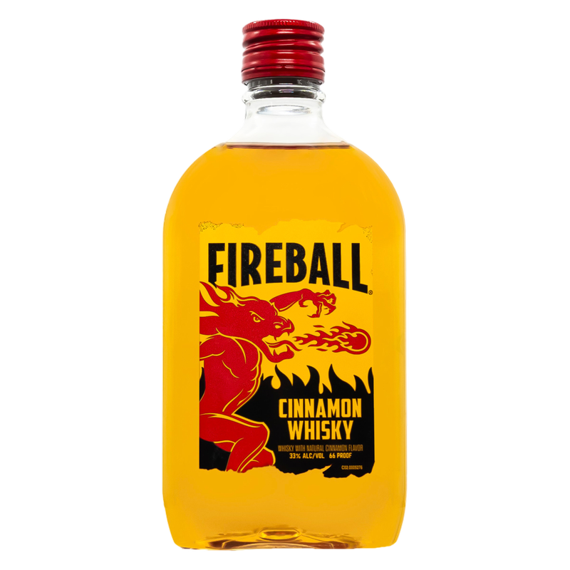 Fireball Hot Cinnamon Blended Whisky 375ml (66 Proof) - Fireball