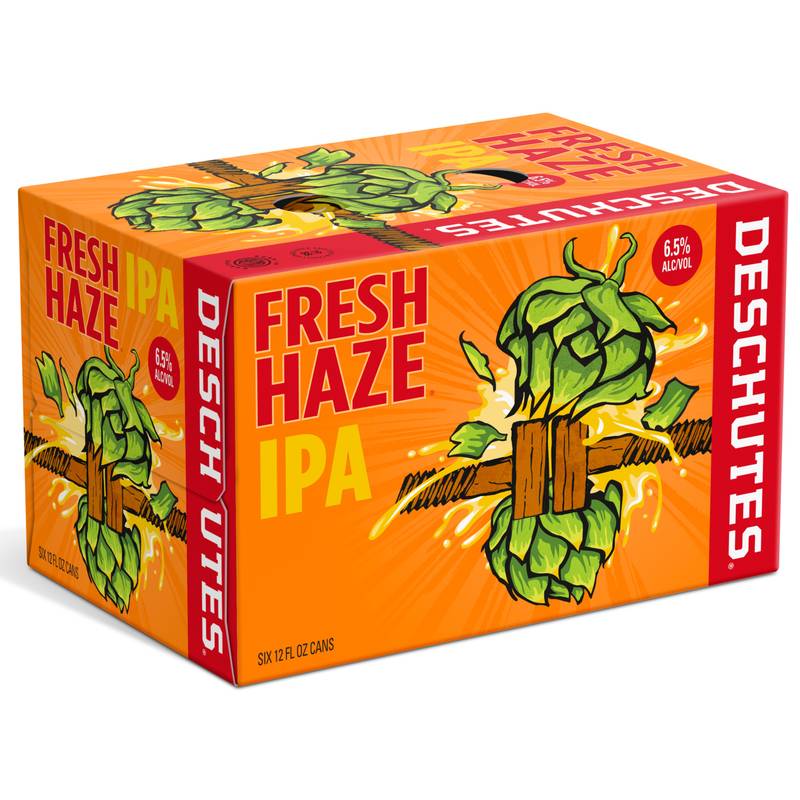 Deschutes Fresh Haze IPA 6/12oz Can - Deschutes – BevMo!