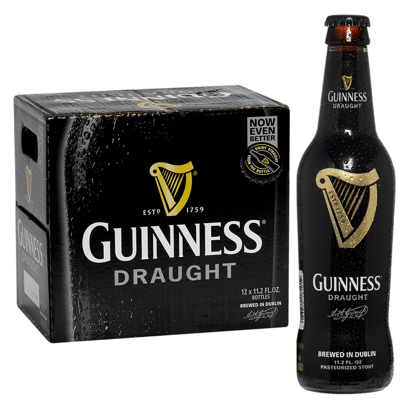 Guinness Stout 12pk 12oz Btl 5.6% ABV - Guinness – BevMo!