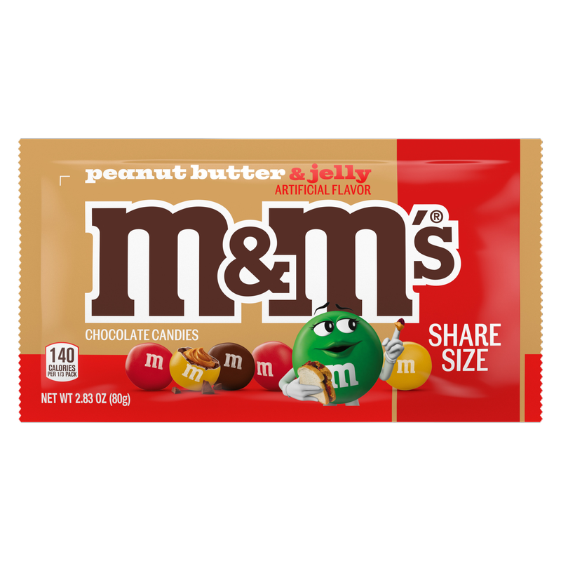 M&M'S Peanut Butter & Jelly Share Size, 2.83oz - M&M's – BevMo!