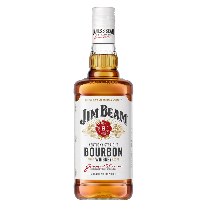 Jim Beam Bourbon Whiskey 750ml (80 Proof) - Jim Beam – BevMo!
