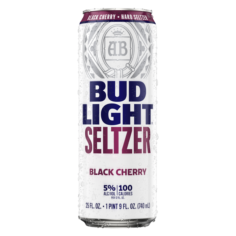 Bud Light Hard Seltzer Black Cherry 25oz Can 5% ABV - Bud Light