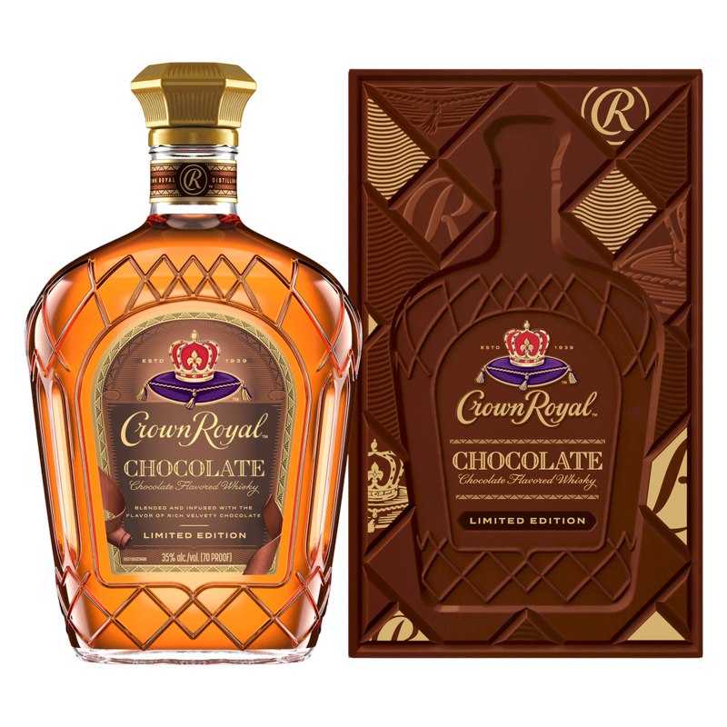 Crown Royal Chocolate Whiskey 750ml Bottle - Crown Royal  BevMo!