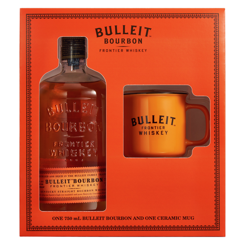 Bulleit Bourbon Whiskey Gift 750ml (90 Proof) - Bulleit – BevMo!
