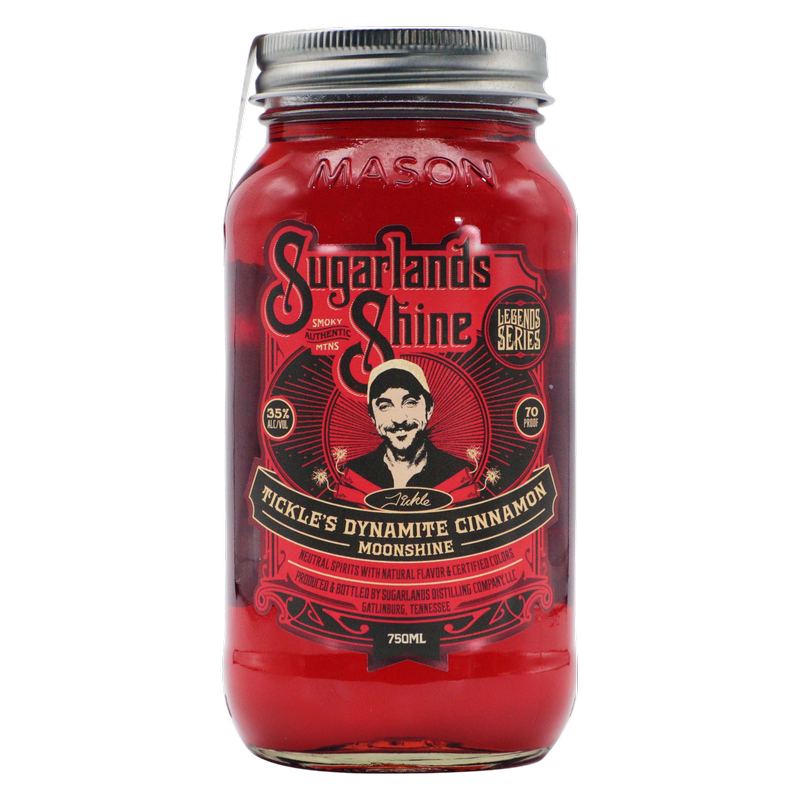 Sugarlands Shine Tickle's Dynamite Cinnamon Moonshine 750ml