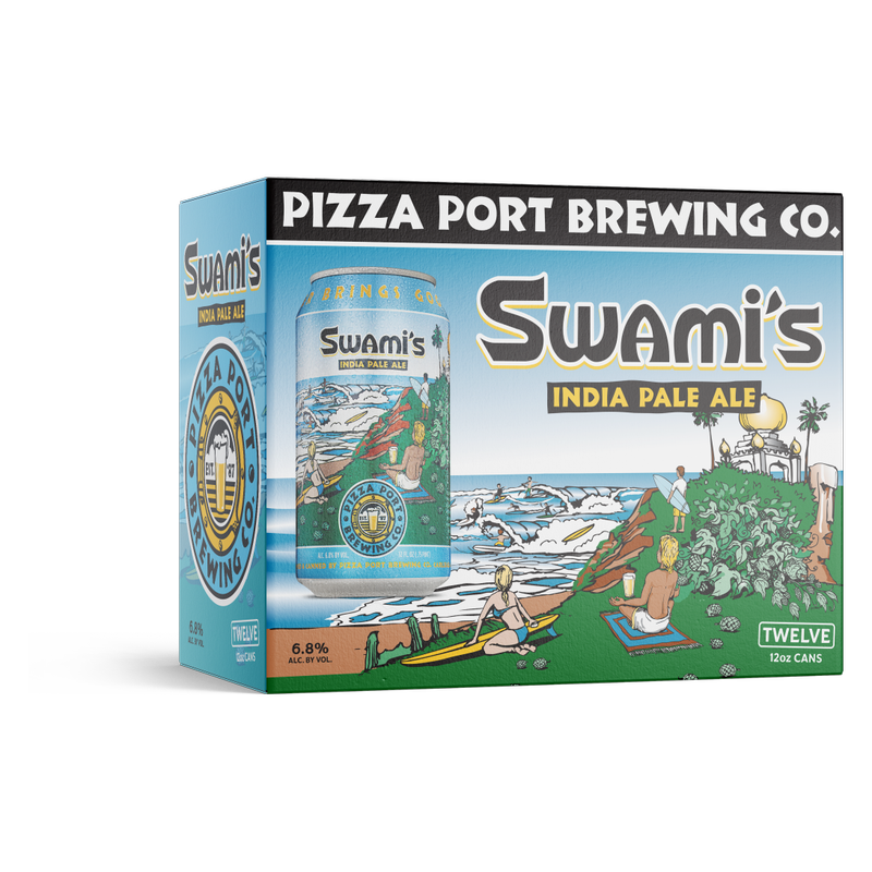 Pizza Port Swami's IPA 12PKC - Pizza Port – BevMo!