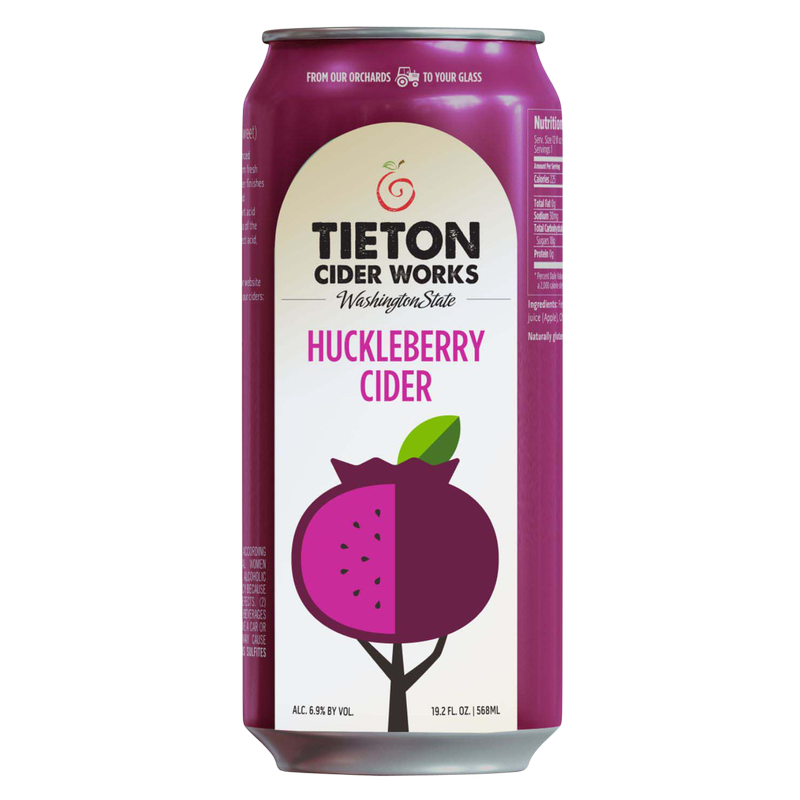 Tieton Cider Works Huckleberry Cider Single 19.2oz Can