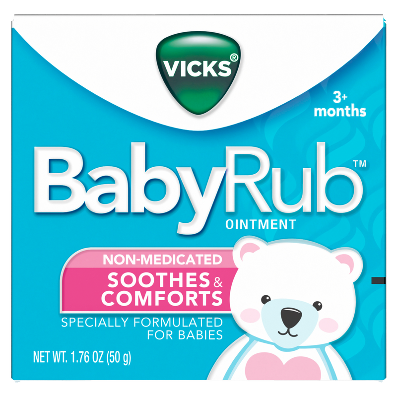 Vicks BabyRub Chest Rub Soothing Ointment Vicks – BevMo!