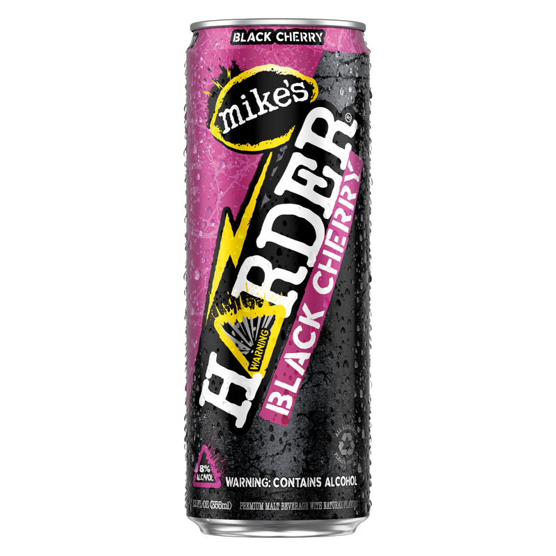 Mike's Harder Black Cherry 12oz Can 8.0% ABV - Mike's HARDER – BevMo!