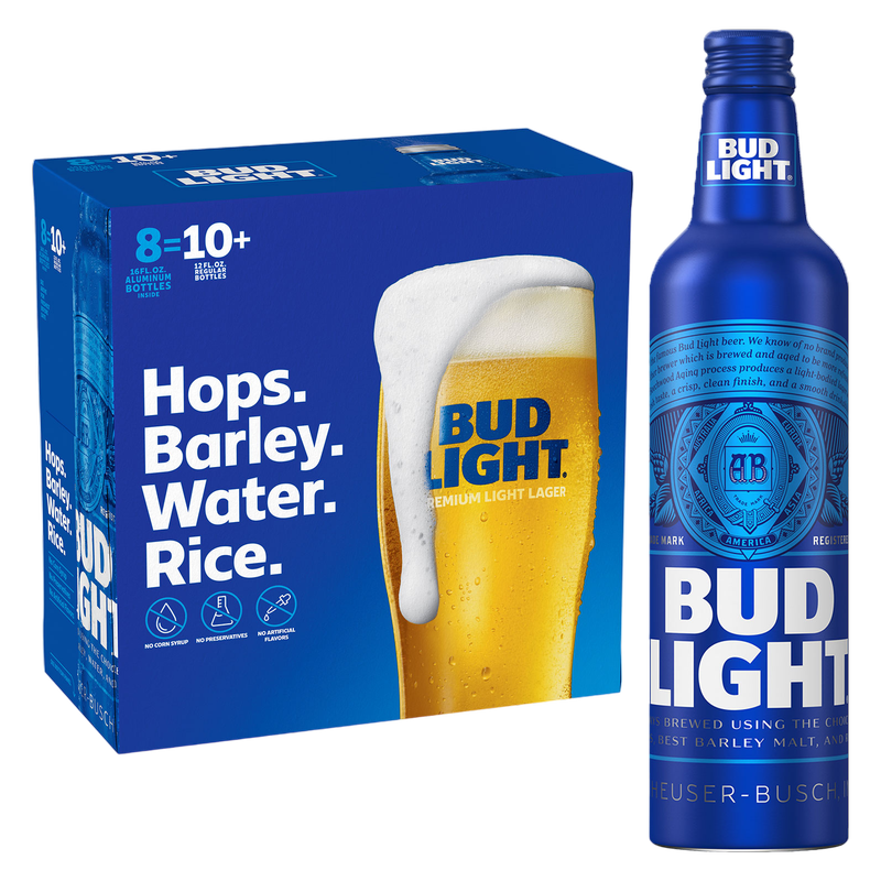 Bud Light 8pk 16oz Alum Btl 4.2% ABV