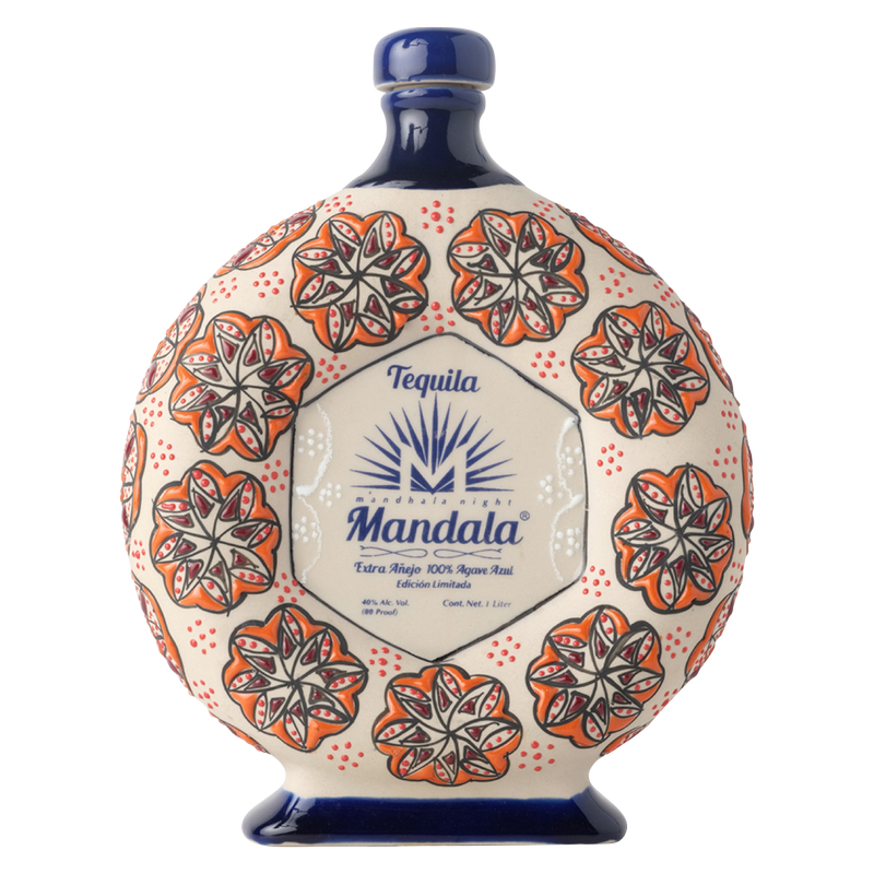 1800 ダイヤモンドカットデザインの750ml(むひさん) Mandala Extra Anejo Tequila 7 Yr 1L - Mandala – BevMo!