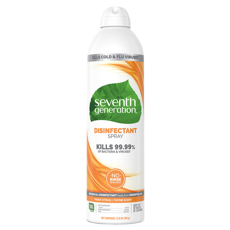 Seventh Generation Fresh Citrus & Thyme Scent Disinfectant Spray
