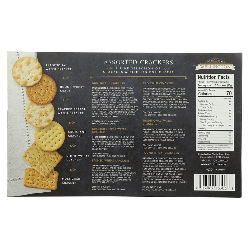 Wellington Assorted Crackers 8.8oz