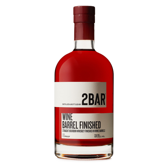 2Bar Wine Barrel Finished Bourbon 750ml (90 Proof)
