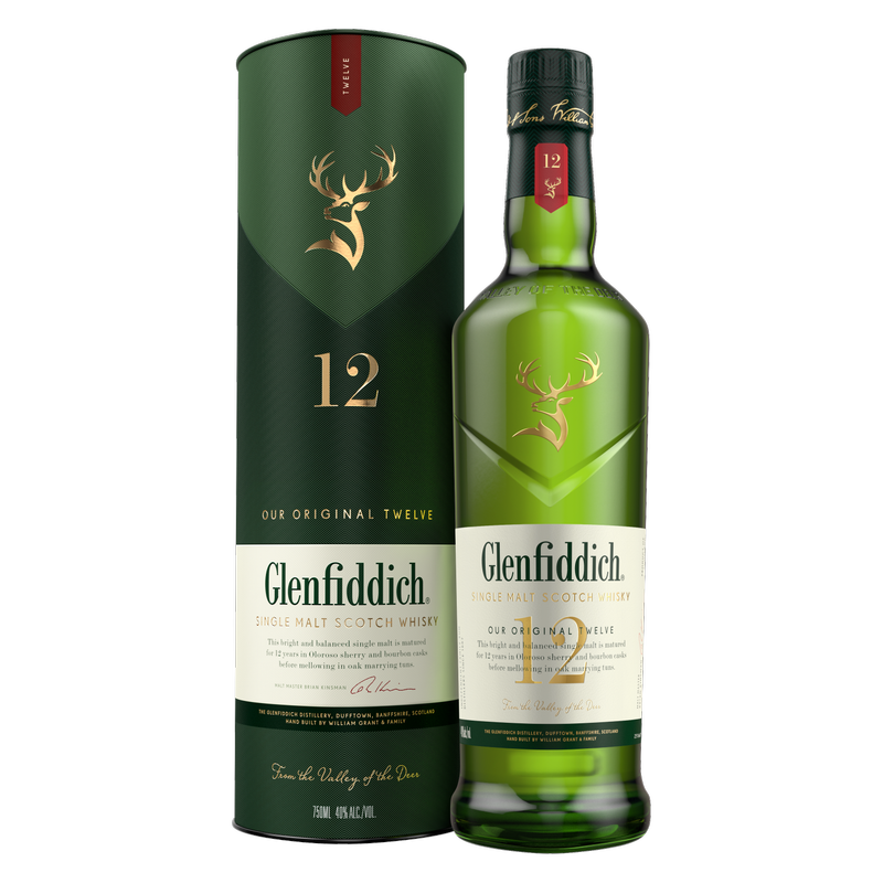 Glenfiddich 12 Yr 750ml (80 proof) - Glenfiddich – BevMo!