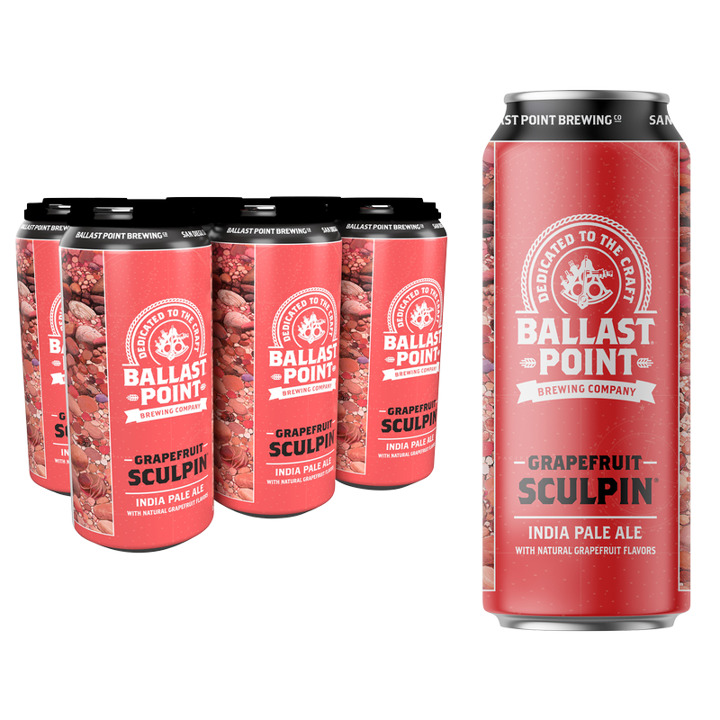 Ballast Point Brewing Co. Grapefruit Sculpin IPA 6pk 16oz