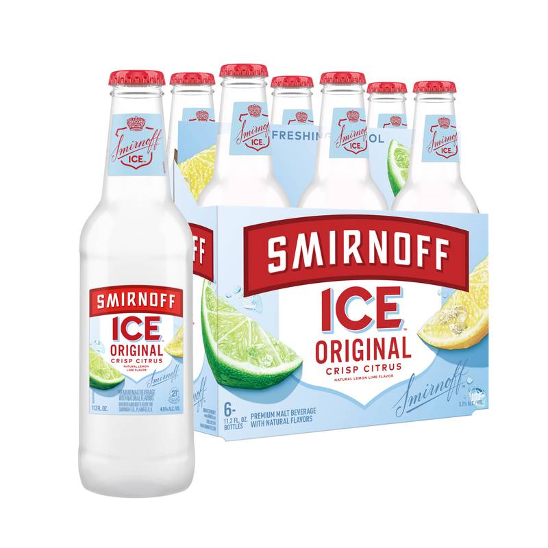 Smirnoff Ice Original 6pk 11.2oz Btl 4.5% ABV - Smirnoff – BevMo!