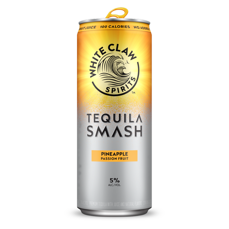 White Claw Tequila + Soda Smash Pineapple Passionfruit 12oz Can