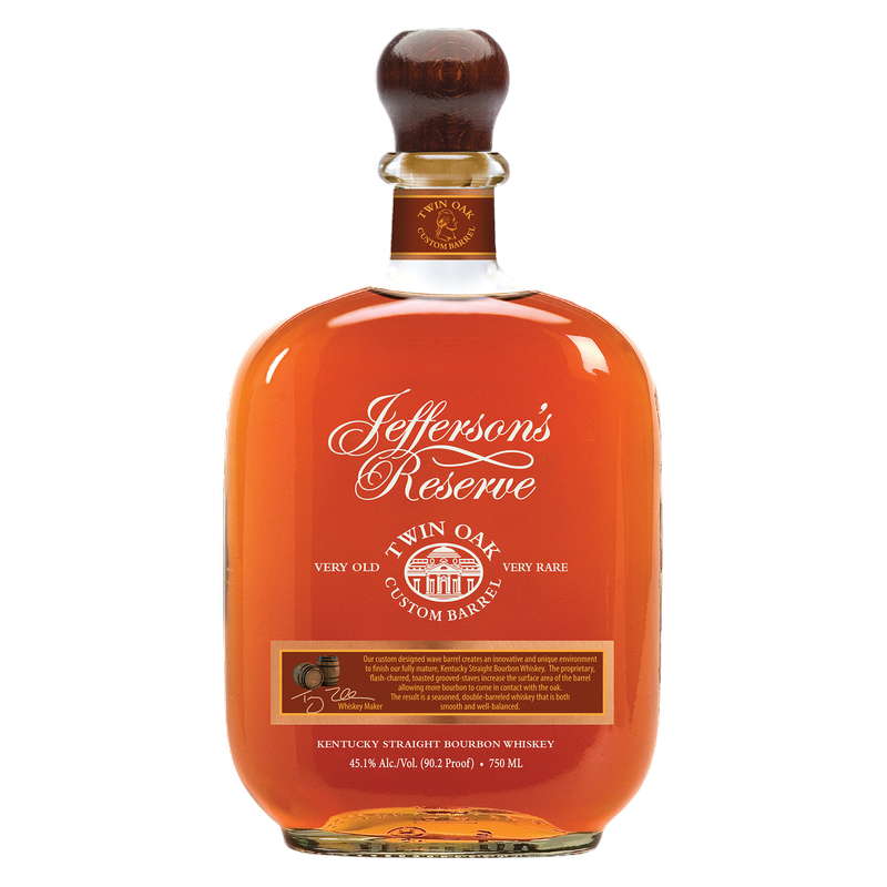 Jefferson's Reserve Twin Oak Bourbon 750ml - Jefferson's – BevMo!