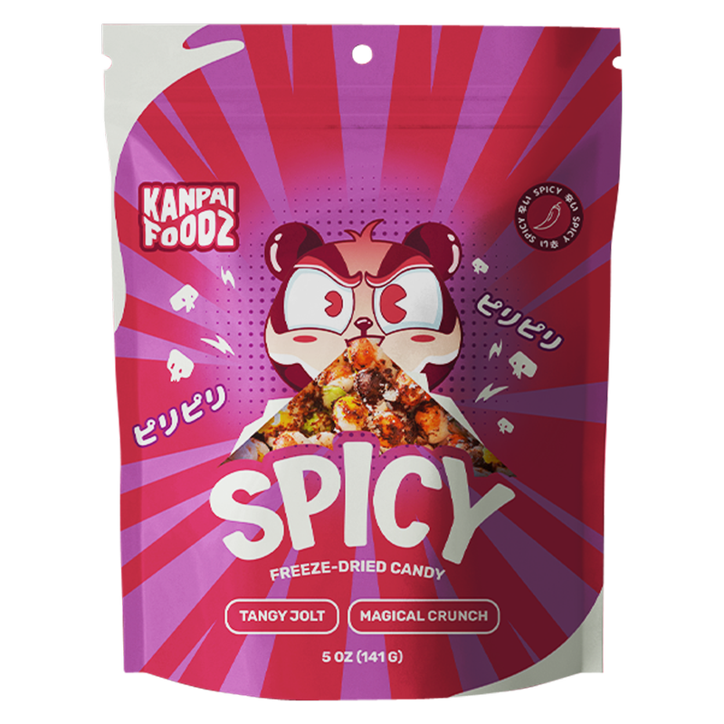Kanpai Foodz Freeze Dried Candy Spicy Fruity, 5oz - Kanpai – BevMo!