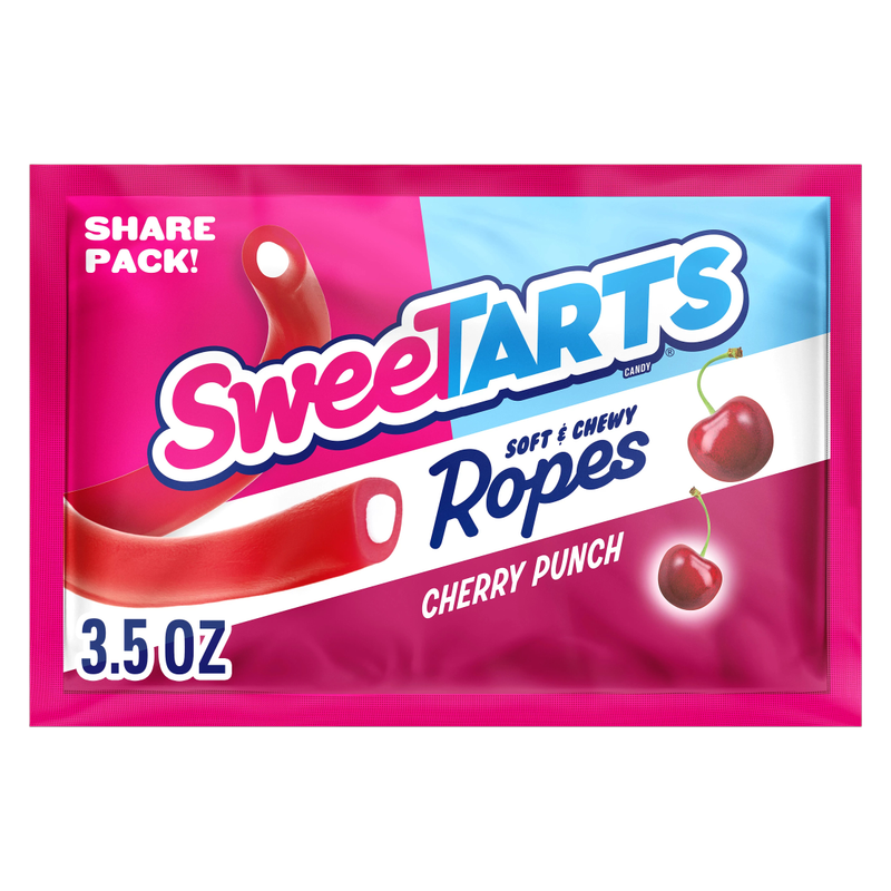 SweeTARTS Cherry Punch Ropes 3.5oz - SWEETARTS – BevMo!