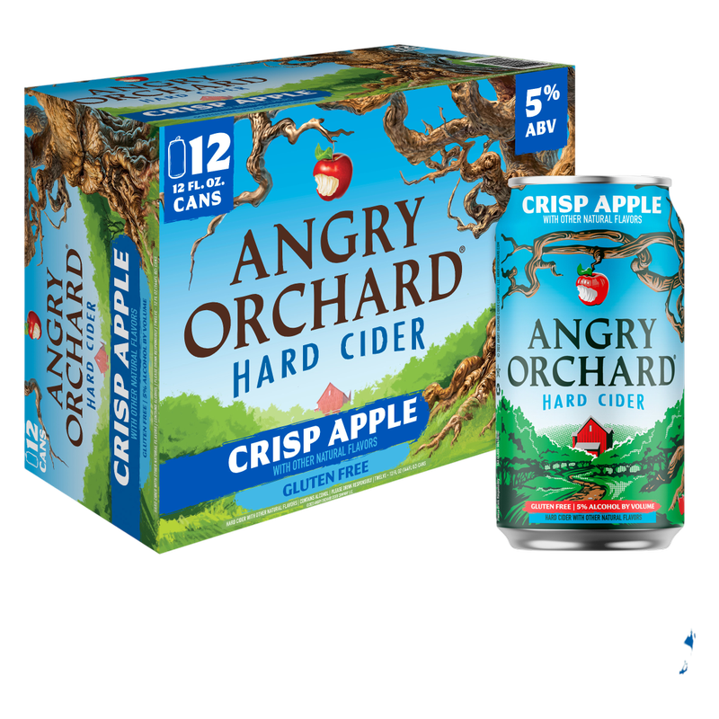 アングリーオーチャード Angry Orchard ハードサイダーウッドボックス Angry Orchard Crisp Apple 12pk 12oz Can 5.0% ABV - Angry Orchard