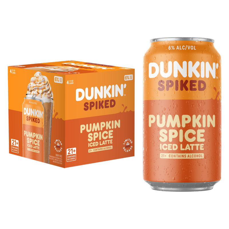 ゴブリン/アンチギャングスターズ Dunkin Spiked Pumpkin Spice Iced Latte 4pk 12oz Can 6% ABV