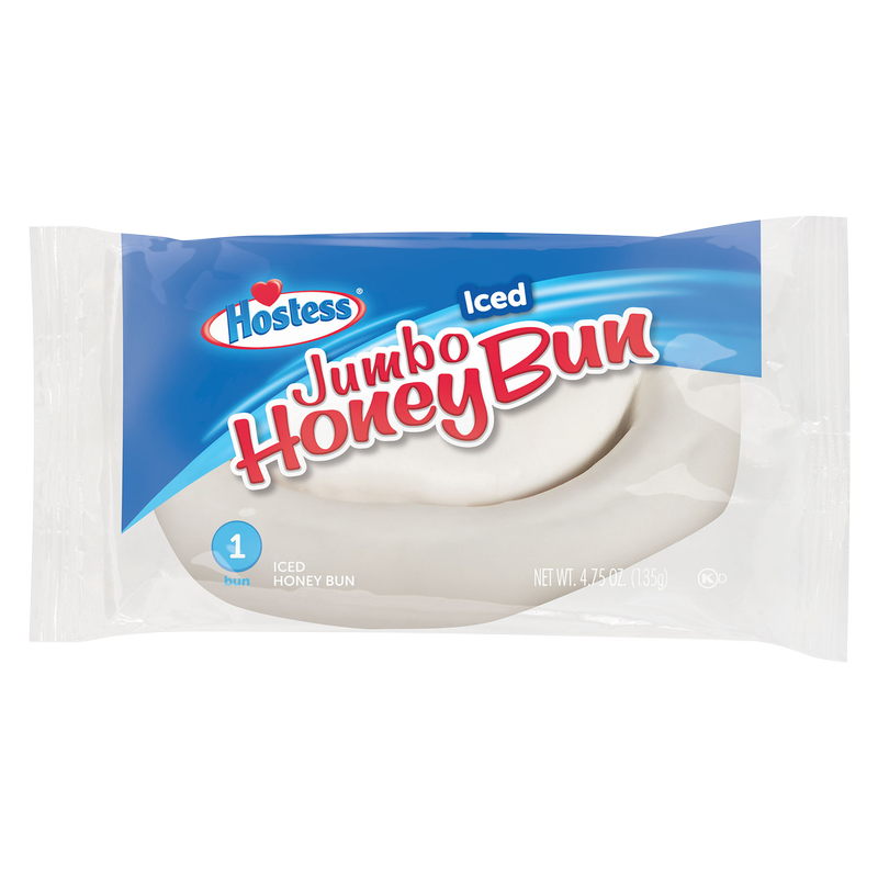 HOSTESS Jumbo Iced Honey Bun - 4.75oz - Hostess – BevMo!