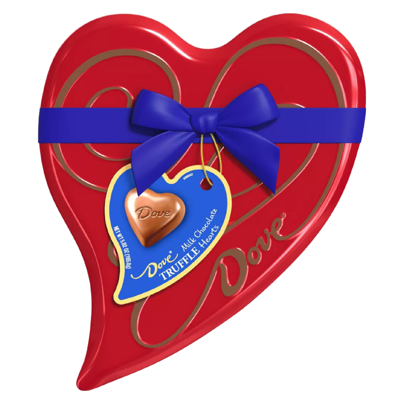 Dove Milk Chocolate Truffles Heart Tin - 5.82oz - Dove – BevMo!