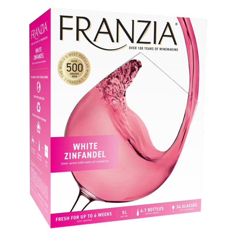 Franzia White Zinfandel 5L Box - Franzia – BevMo!
