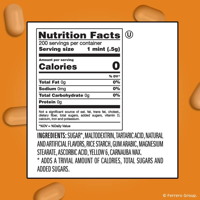 Tic Tac Orange Flavored Mints, On-The-Go Refreshment, 3.4 oz Bottle Pack