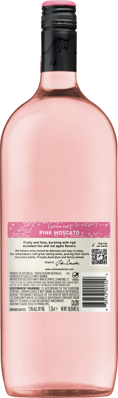 Yellow Tail Pink Moscato 1.5 L