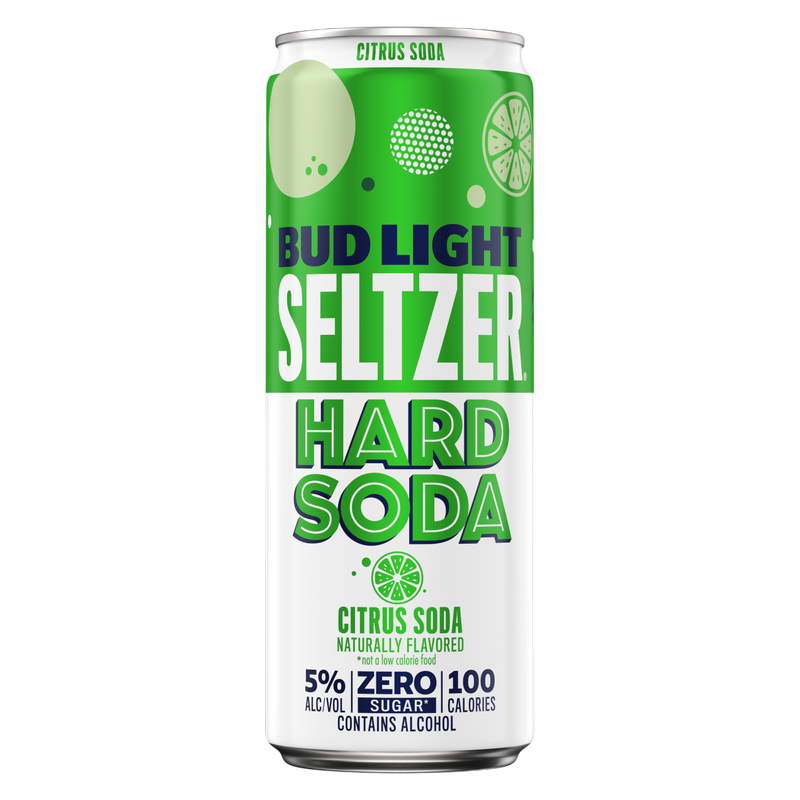 Bud Light Seltzer Hard Soda Citrus Single 12oz Can 5.0% ABV