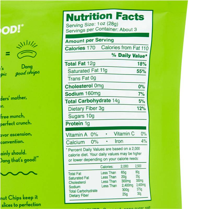 Dang Original Recipe Coconut Chips 3.17oz