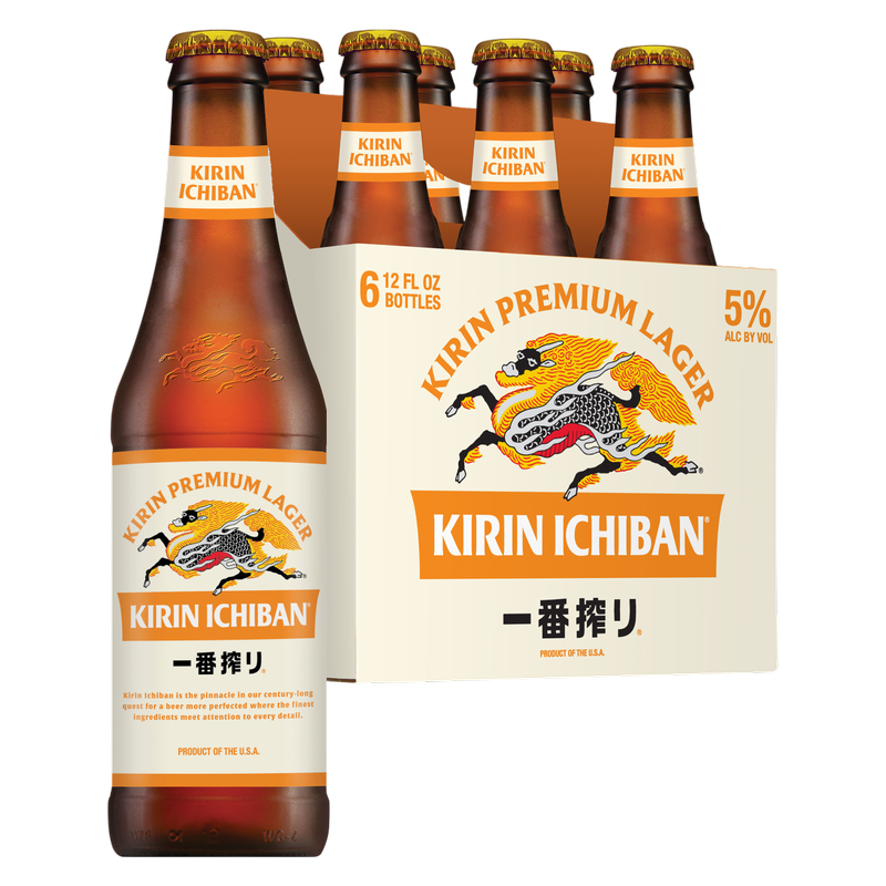 Kirin Ichiban 6pk 12oz Bottles 5.0% ABV - Kirin – BevMo!