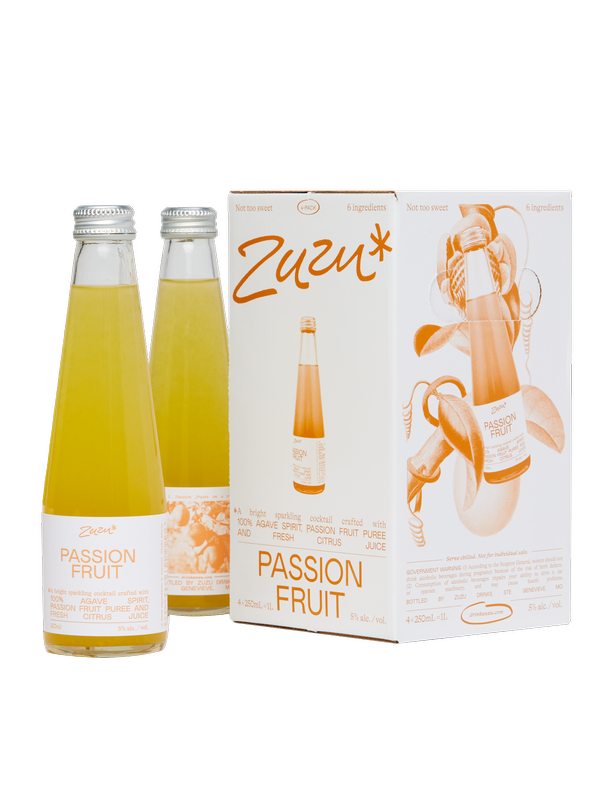 Zuzu Sparkling Cocktail Passionfruit 4pk 250ml - Unknown – BevMo! Zuzu Sparkling Cocktail Passionfruit 4pk 250ml - Unknown – BevMo!