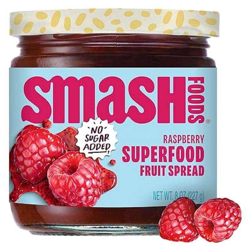 Smash Foods Raspberry Superfood Jam - Smash Foods – BevMo!