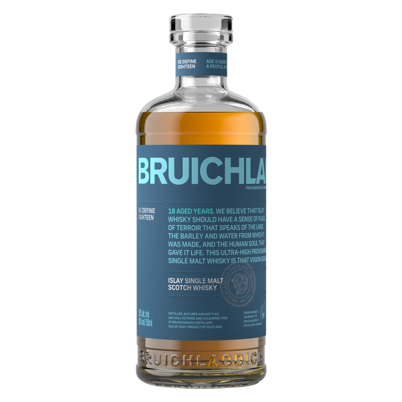 Bruichladdich Single Malt 18 Year 750ml Bottle - Bruichladdich