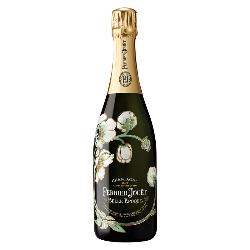 Perrier-Jouet Champagne Gift w/ Two Flutes 750ml - Perrier
