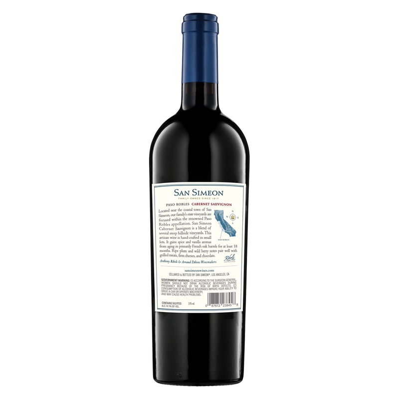 San Simeon Cabernet 750ml
