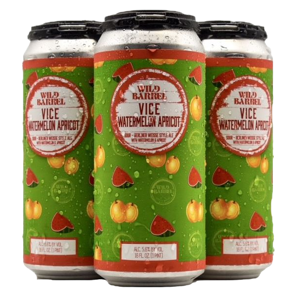 Wild Barrel Vice Watermelon Apricot 4pk 16oz Cans