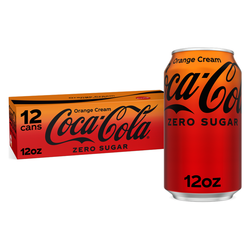 Coca-Cola Orange Cream Zero Sugar 12pk 12oz Can - Coca-Cola – BevMo!