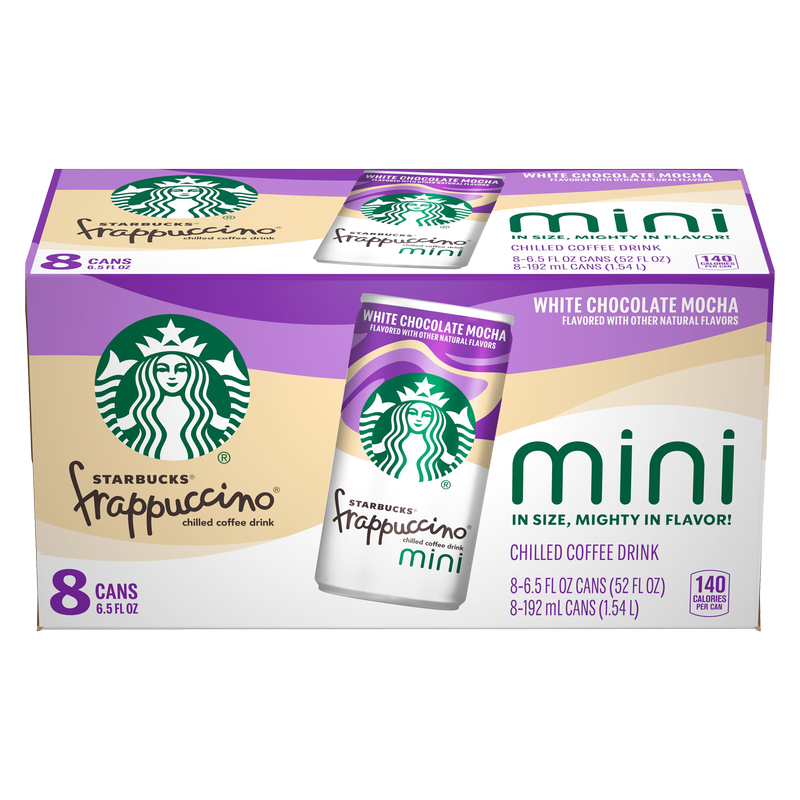 Starbucks White Chocolate Mocha Frappuccino 8pk 6.5oz Can