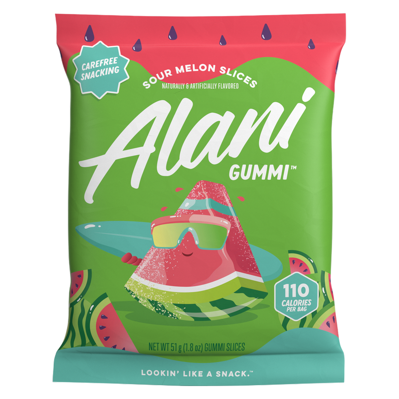 Alani Gummi Sour Watermelon Slices, 1.8oz - Alani – BevMo!