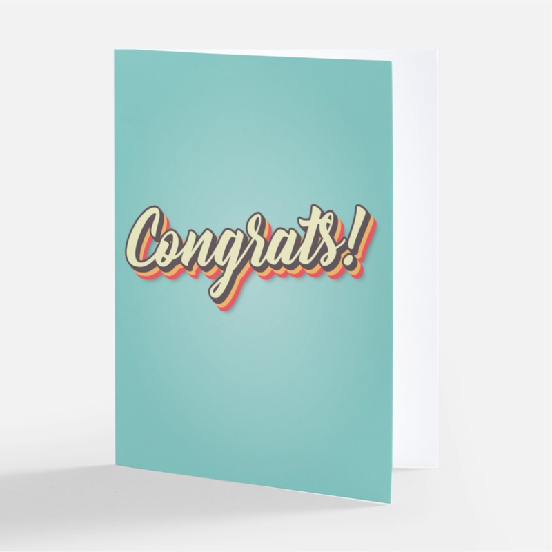 Congratulations Greeting Card - Metro Design – BevMo!