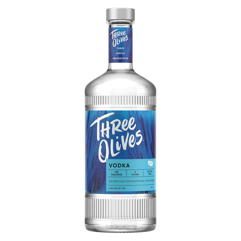 Three Olives Vodka Original 1.75L (80 Proof) - Three Olives – BevMo!
