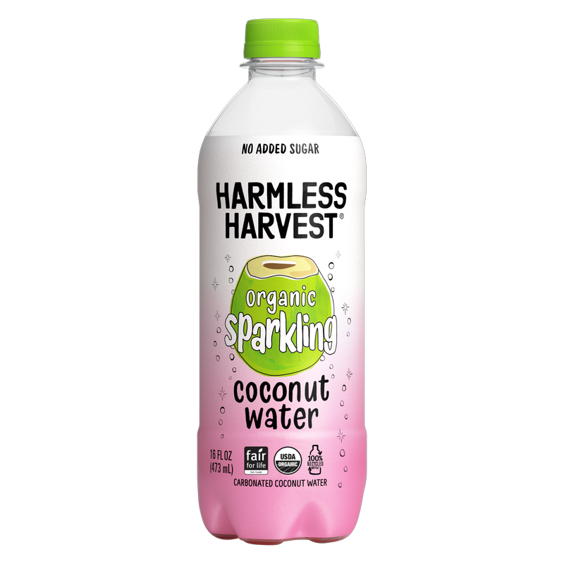 Harmless Harvest Organic Sparkling Coconut Water 16oz Btl Harmless Harvest Organic Sparkling Coconut Water 16oz Btl